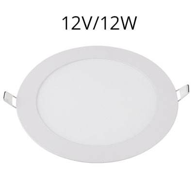 12W DC 12V Low Voltage Ultra Thin Slim Panel Lights
