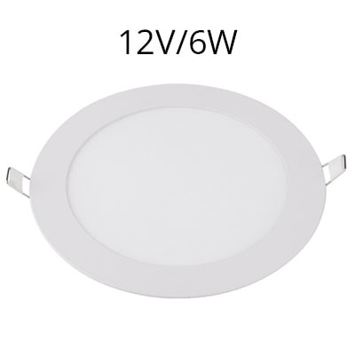 6W DC 12V Low Voltage Ultra Thin Slim Panel Lights