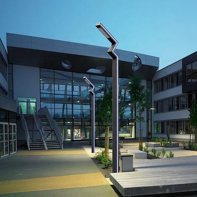 20w 30w solar garden post lights