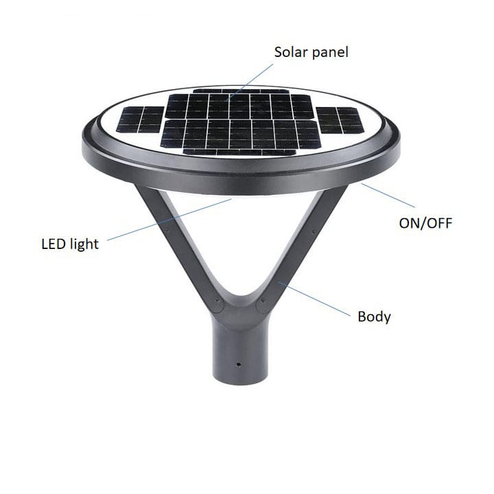 20W UFO Solar Path Light