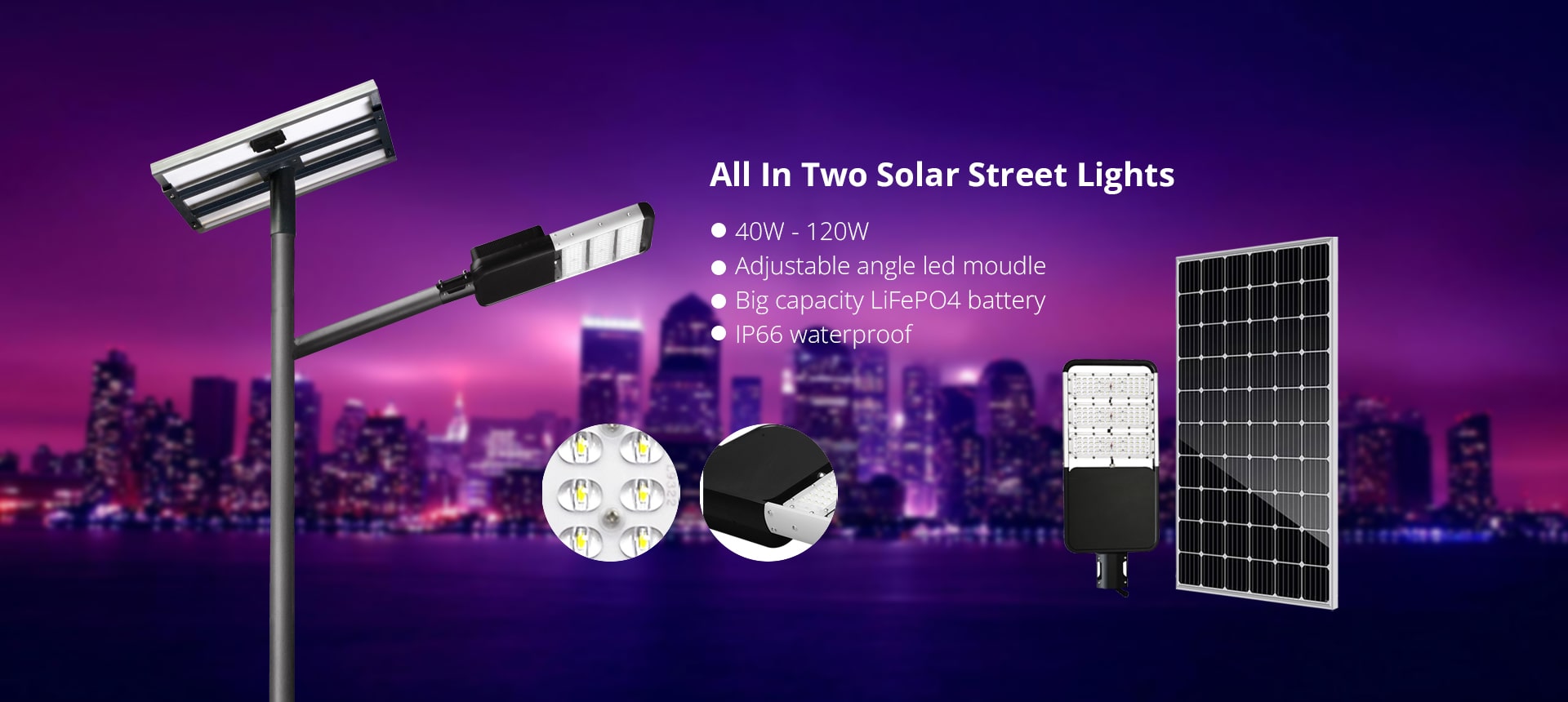 All In Two Solar Street Light