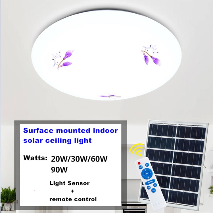 20w 30w 60w 90w surface mounted solar ceiling lights