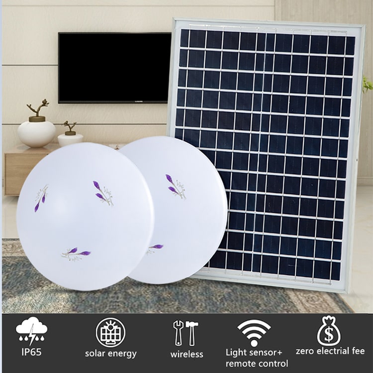 features of surface mounted solar ceiling lights