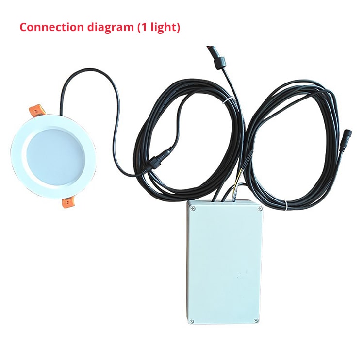 one drag one solar led downlights