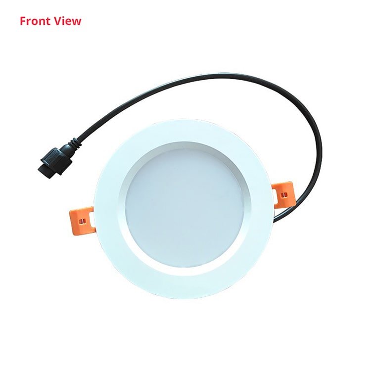 front view of downlight