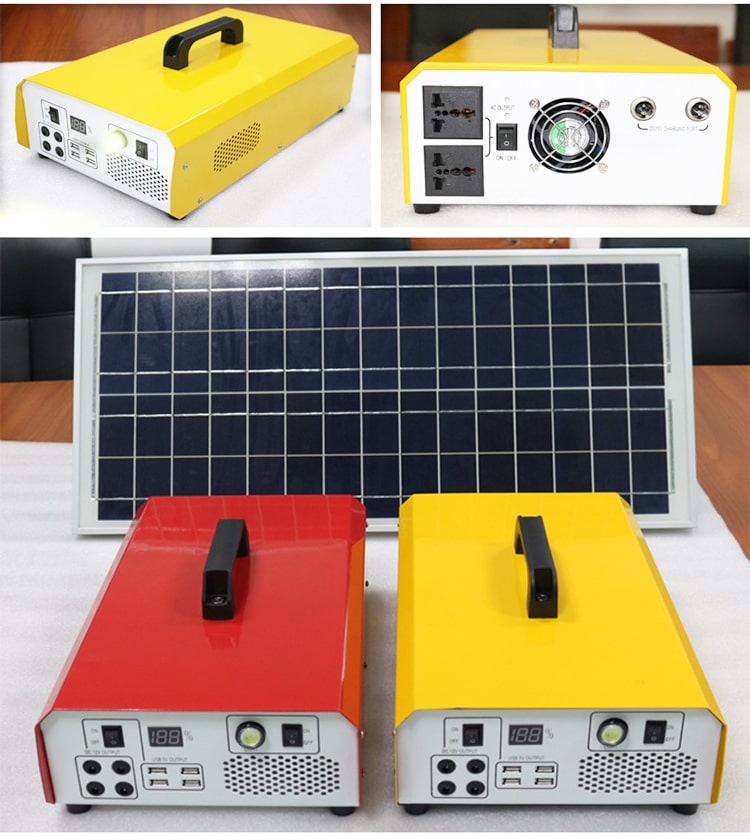 500W 1000W Solar Home Lighting System