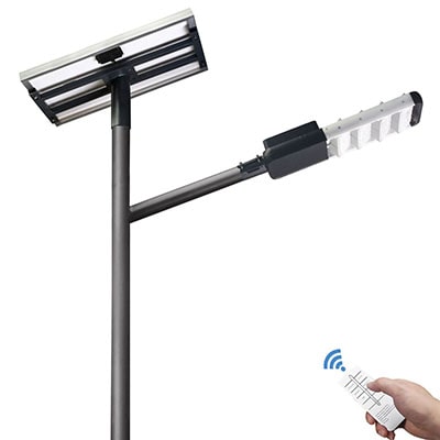 ZC Series 80W Separated Solar Street Lights with Motion Sensor, All In Two Design