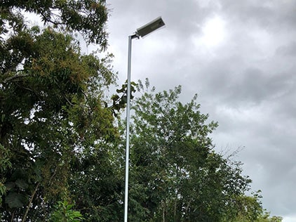 All In One Solar Street Light Project in Philippines