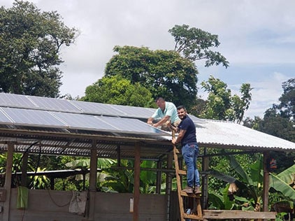 Off-grid Solar Power System in Costa Rita -1500W