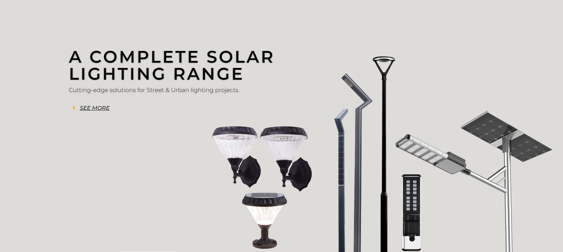 Solar Lighting Range