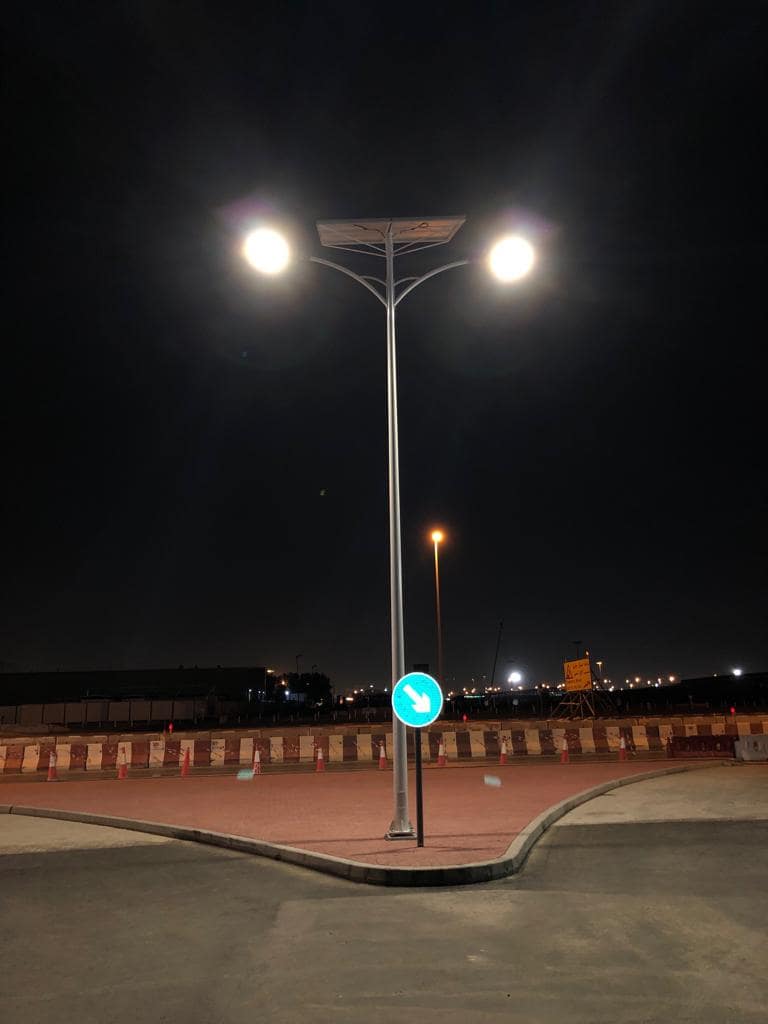 60W All In One Solar Street Light Project in Mexico